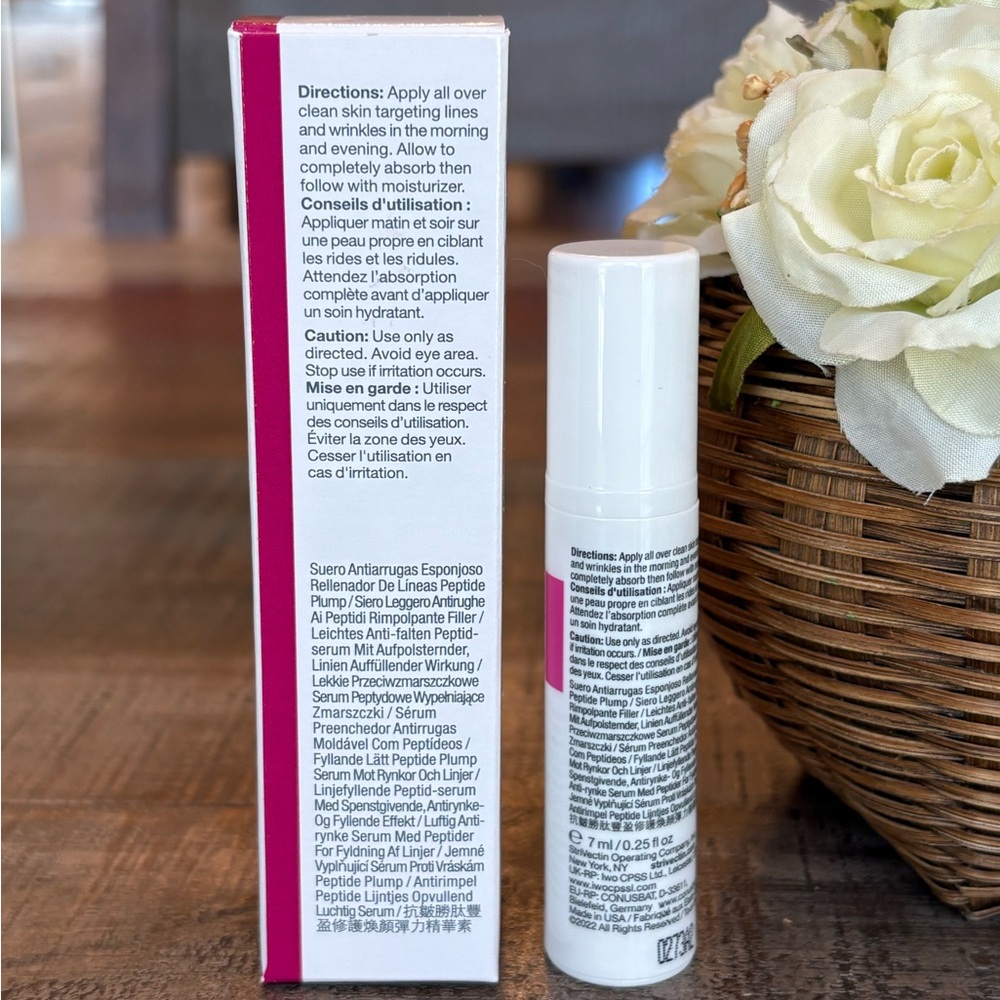 NEW StriVectin ANTI-WRINKLE “Peptide Plump” Line Filling BOUNCE SERUM Mini! - Picture 4 of 6